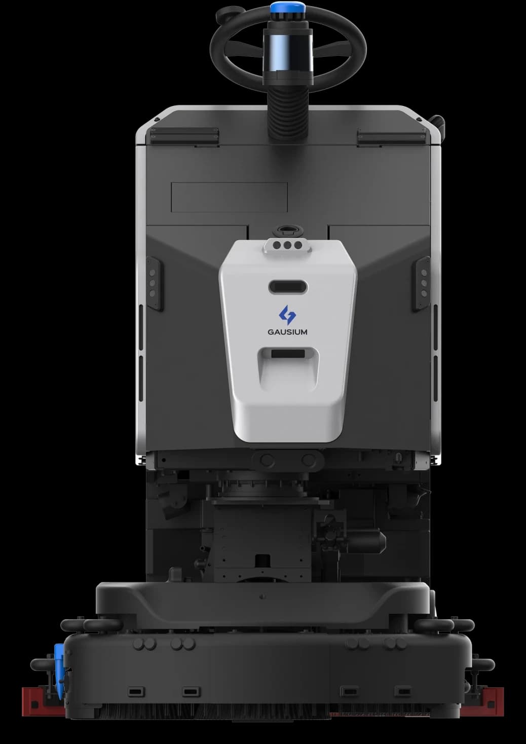 Gausium Scrubber 75 in der Frontansicht.